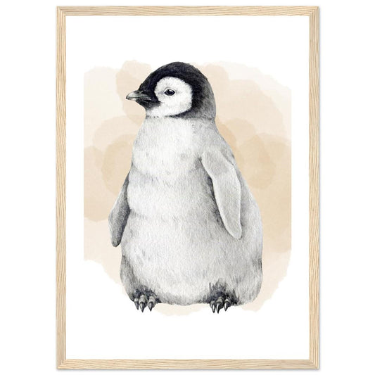 The Huddled Penguin Chick