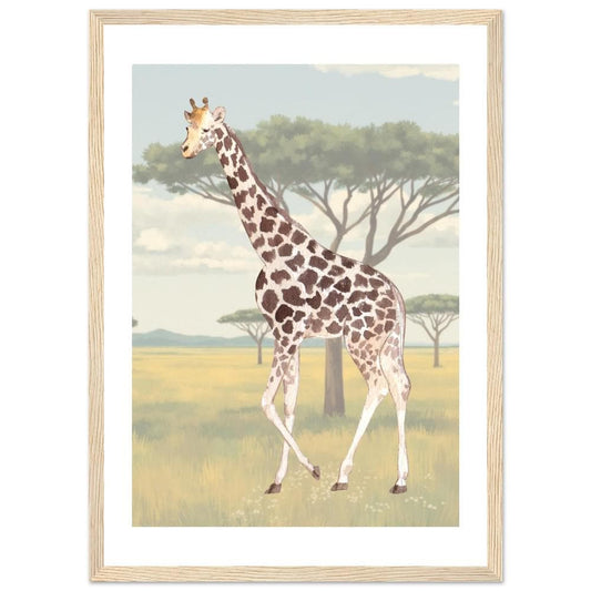 The Grazing Giraffe
