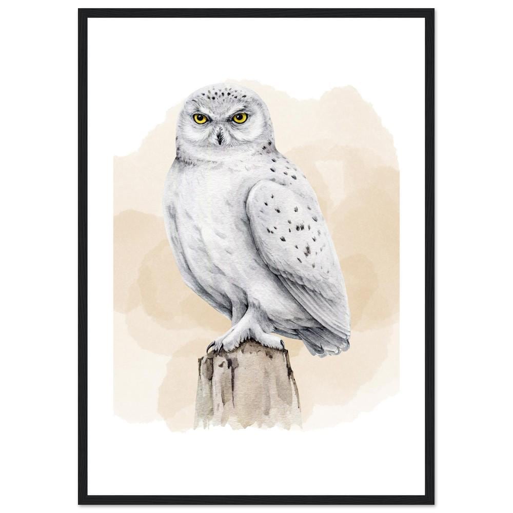 The Frost-Bound Snowy Owl