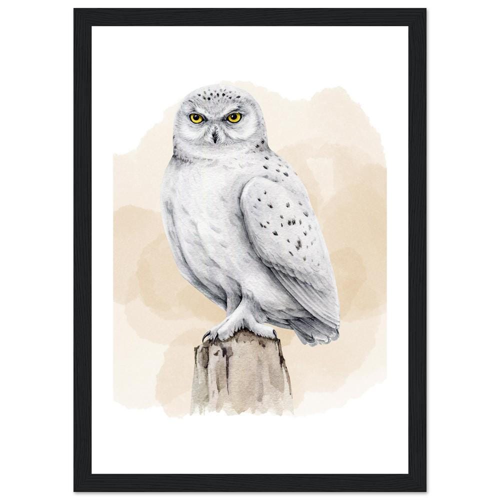 The Frost-Bound Snowy Owl